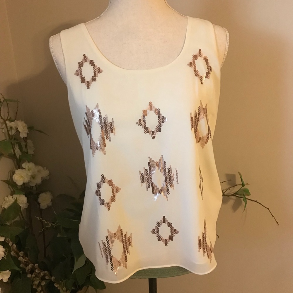 White Sheer Tank Top